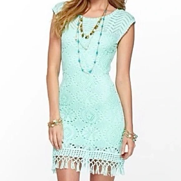 Lilly Pulitzer Dresses & Skirts - Lilly Pulitzer Adabelle Crochet Dress S